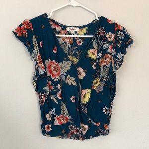 Takara at Dillard’s Flower Shirt